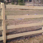 4 Board Paddock Mesh Fence