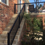 Aluminum Railing on Deck and Stairs