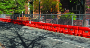 Water Barrier and Temporary Fence