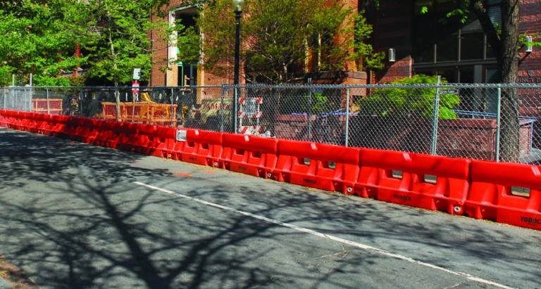 Water Barrier and Temporary Fence