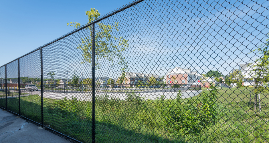 Anti Scale Black Coated Chain Link Fence