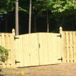 Vertical Board Double Gate