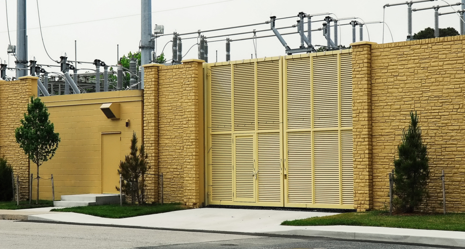 Louvered Gate - Power Plant