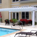 Pergola over Swimming Pool Patio