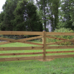 Wood Estate Fence Panels