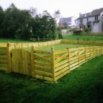 Residential Wood Estate Fence