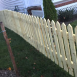Residential Wood Spaced Picket Fence