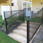 Black Aluminum Durham Railing