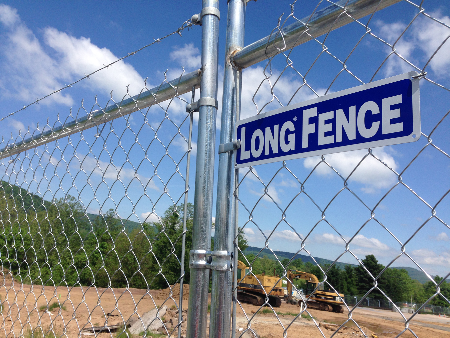 Barbed Wire And Chain Link Fence