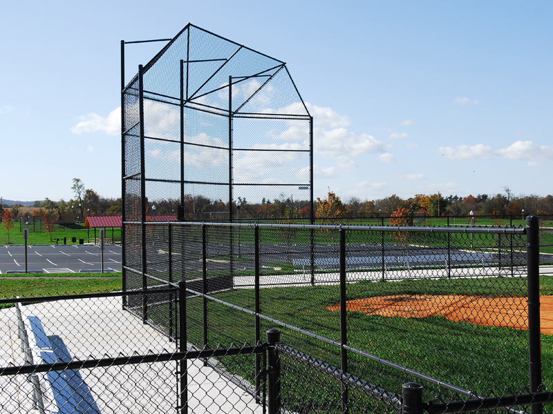 Baseball Backstop Chain Link Fence