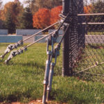 Cable Barrier with Chain Link Fence