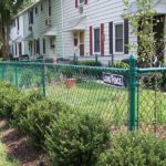 Coated Fabric Frame and Chain Link Fence