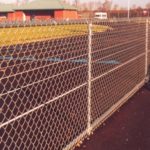 Galvanized Chain Link Fence on Race Track