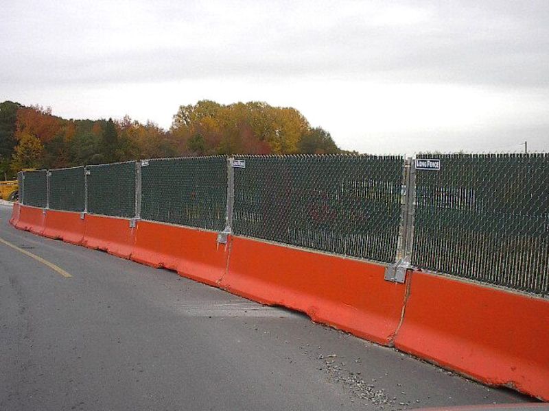Chain Link Fence with Slats