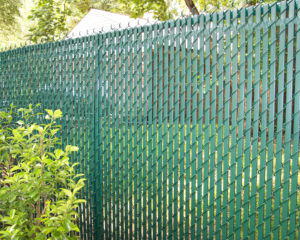 Green Privacy Slats for Chain Link