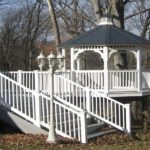 Gazebo and Lamp Post