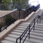 Iron Handrail on Stairs