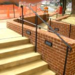 Iron Handrail on Access Ramp