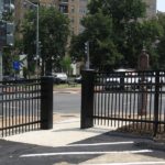K-12 Rated Fence and Bollards on Cross Roads
