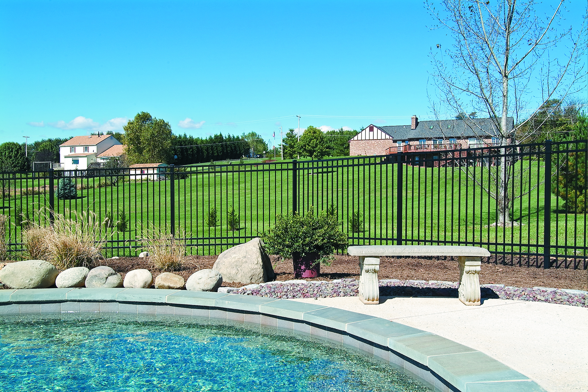 Ornamental Aluminum Pool Fence