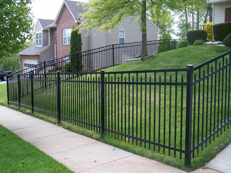 Ornamental Iron Chancellor On Landscape Lawn