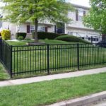 Ornamental Iron Chancellor Series in Front Lawn