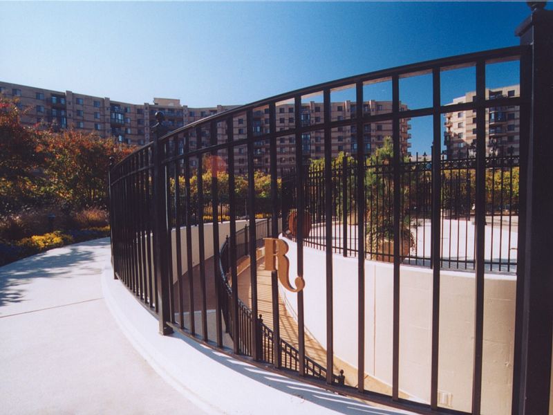 Access Ramp Ornamental Iron Custom Fence