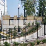 Ornamental Iron Regency Fence On Access Ramp