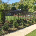 Ornamental Iron Sovereign Fence in Garden