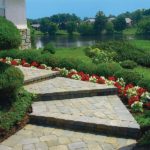 Stone Paver Walkway Steps