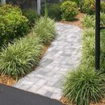 Concrete Brick Pattern Paver Walkway