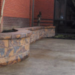 Red Brick Retaining Wall