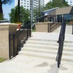 Black Iron Safety Railing