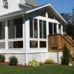 Sunroom with Dark Windows