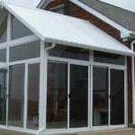 Sunroom with Sliding Doors