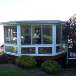 Sunroom with White Exteriors