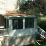 Small Sunroom with Stairs