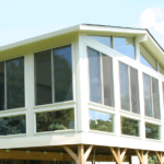 Sunroom Over a Deck