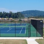 Black Tennis Court Chain Link Fence