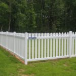 Vinyl Picket Fence in the Park