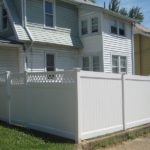 Vinyl Privacy Fence and Door