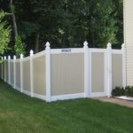 Vinyl Privacy Combo Fence