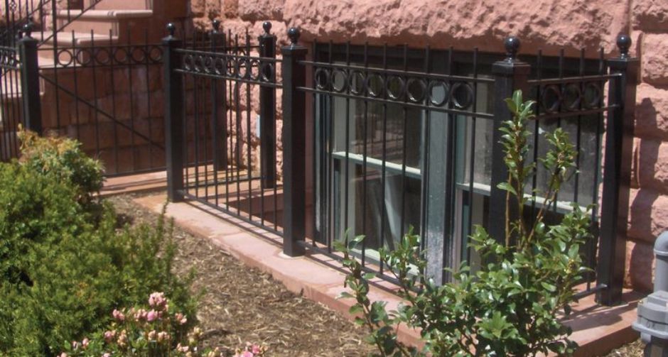 Basement Window Guard Railing