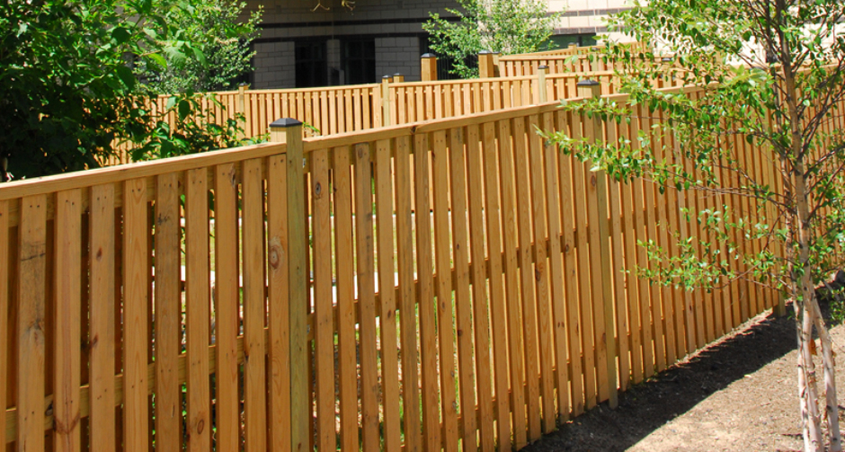 Board on Board Wood Privacy Fence