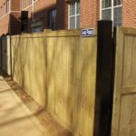Vertical Board Wood Fence