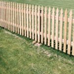 Wood Picket Spaced Fence