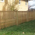 Red Cedar Wood Spaced Board Fence