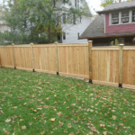 Red Cedar Wood Vertical Fence
