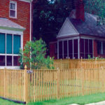 Wood Spaced Board Flat Top Fence