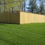 Wood Vertical Board in the Garden